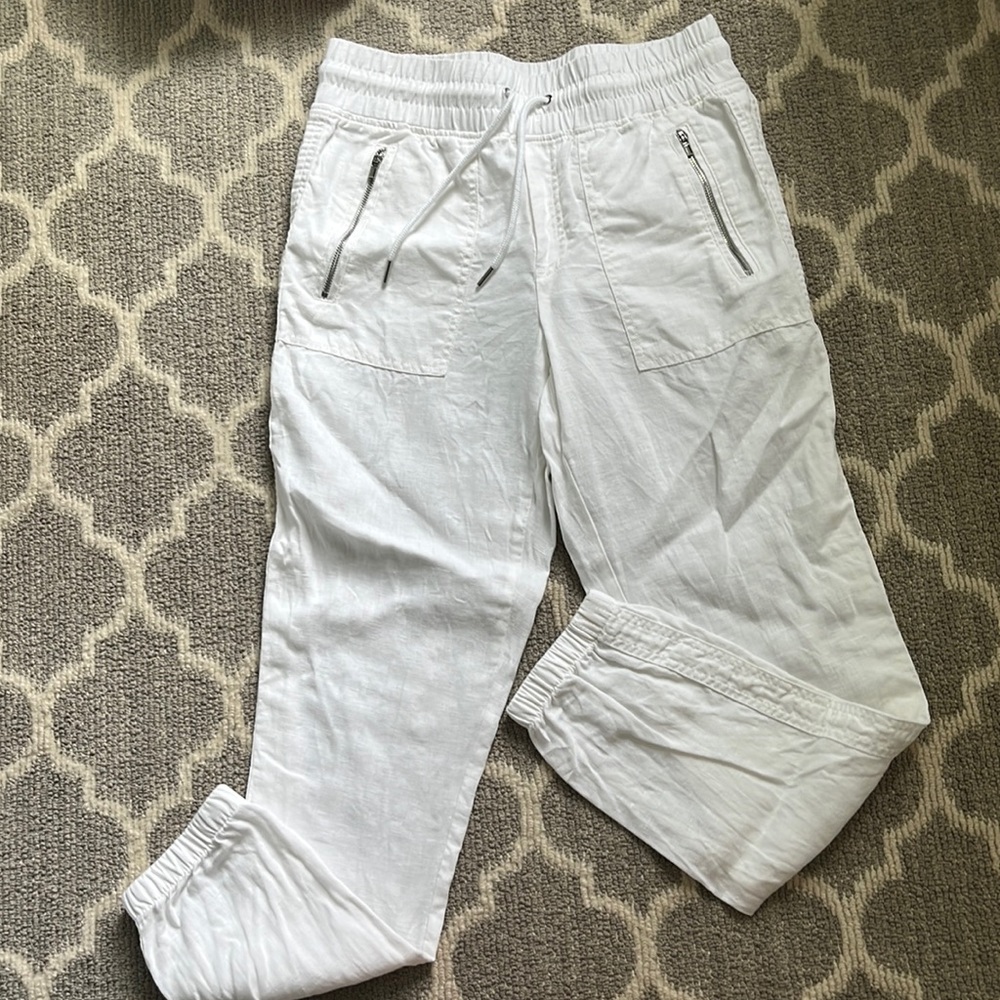 Athleta Cabo linen jogger
